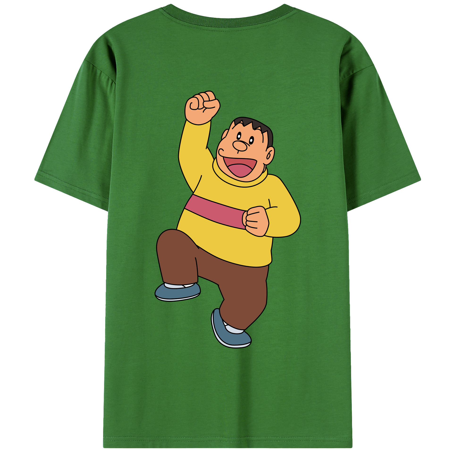 （画像用） ドラえもん 剛田武 Doraemon Gouta Takeshi レディース半袖Tシャツ(バックプリント)